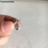 50 pcs 15x16mm Wire Ball Charms, Handmade Crafts, Jewelry Supplies