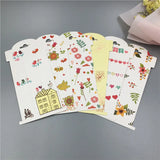 50pcs DIY Flower Pattern Hair Clip Brooch Jewelry Display Card