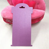 50pcs DIY Flower Pattern Hair Clip Brooch Jewelry Display Card