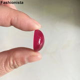 50 pcs 20mm Flat Back Acrylic Cabochon Resin Rhinestone Beads