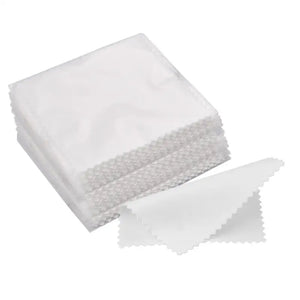50 pcs 8x8cm Silver Polishing Cloth Keep Jewelry Shining