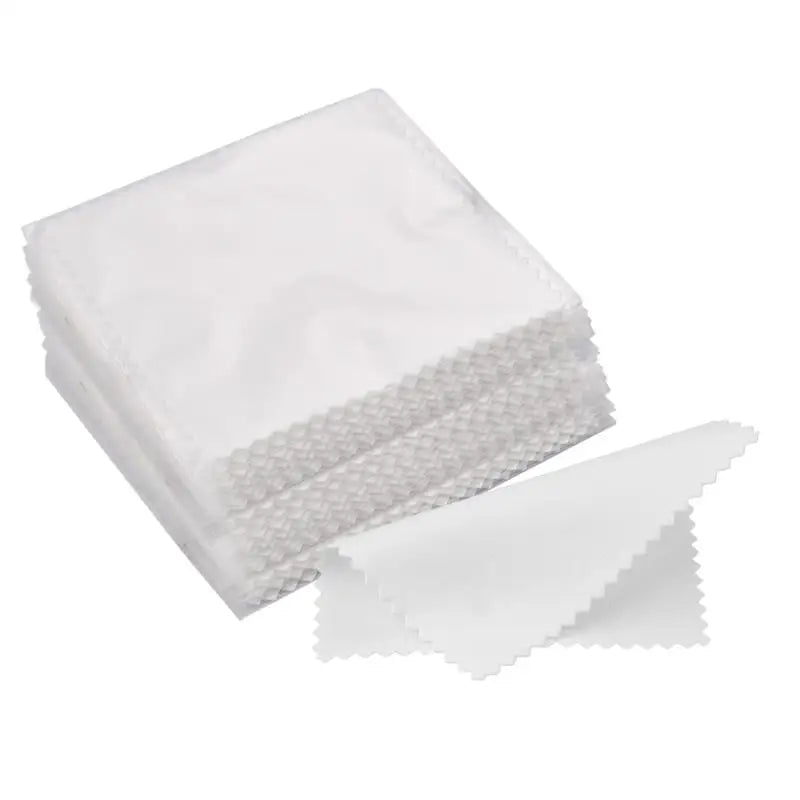50 pcs 8x8cm Silver Polishing Cloth Keep Jewelry Shining