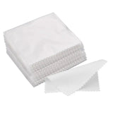 50 pcs 8x8cm Silver Polishing Cloth Keep Jewelry Shining