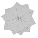 50 pcs 8x8cm Silver Polishing Cloth Keep Jewelry Shining