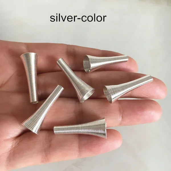 50 pcs Metal Speaker Shape Decorations For Jewelry, Crafts Supplies