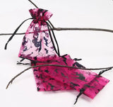 50 pcs 9x12cm Halloween Organza Pouches for Jewelry Packaging and Party Favors