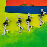 50 pcs Pretty Girl Pendant Charms for Women Children