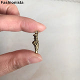 50 pcs Pointe Shoe Charms Metal Antique Bronze 7*24mm Ballet Dance Pendant