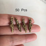 50 pcs Pointe Shoe Charms Metal Antique Bronze 7*24mm Ballet Dance Pendant