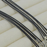 50 pcs - Waxed Cord Necklace, 1.5mm Wax Cord Choker & Extender, Unisex Necklace