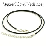 50 pcs - Waxed Cord Necklace, 1.5mm Wax Cord Choker & Extender, Unisex Necklace