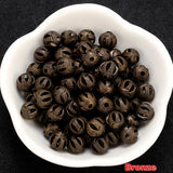 50 pcs Brass Hollow Metal Bead Spacer Findings DIY Jewelry Making