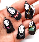 50 Cartoon DIY Metal Charms for Jewelry Making and Phone Accessories