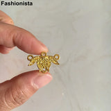 50pcs Double Sided Flower Charms 22x13mm Gold/Silver Filigrees