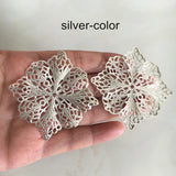 50 pcs Large Filigree Flowers 49mm, DIY Jewelry & Crafts Supplies