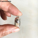 50 pcs Metal Baseball Cap Charms Pendant for Jewelry Accessories