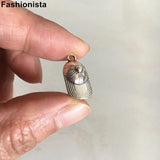 50 pcs Metal Baseball Cap Charms Pendant for Jewelry Accessories