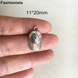 50 pcs Metal Baseball Cap Charms Pendant for Jewelry Accessories