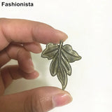 50 pcs Metal Stamping Leaf Charms 30*35mm, DIY Jewelry & Crafts Findings