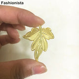 50 pcs Metal Stamping Leaf Charms 30*35mm, DIY Jewelry & Crafts Findings