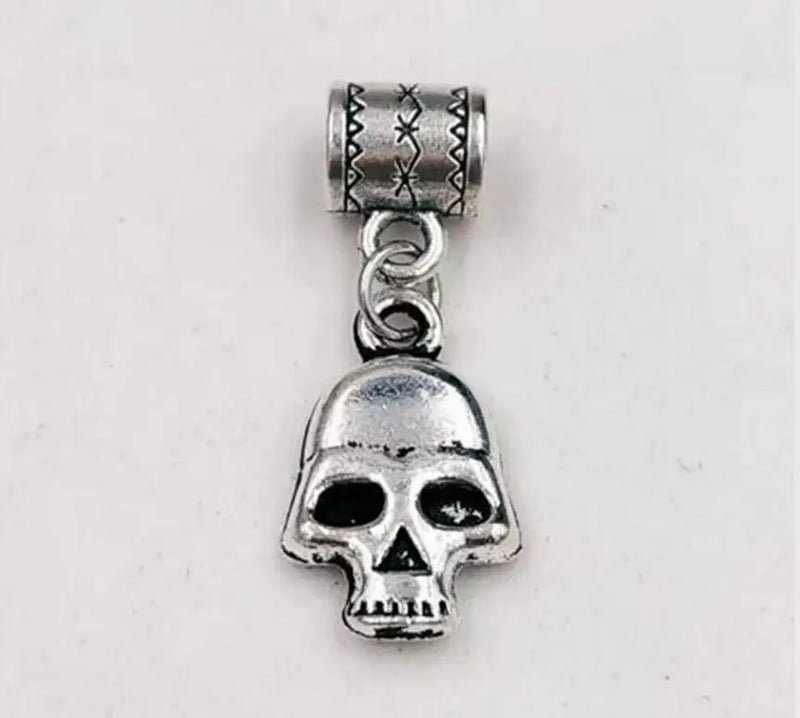 50 pcs Vintage Mix Skull Skeleton Party Halloween Accessory Bracelet Necklace