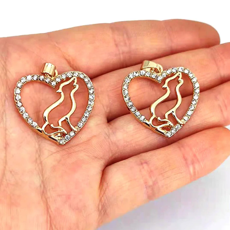 50pcs Dog Mom Paw Claws Heart Pendant Charm Love for Women Man