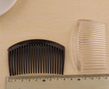 Plastic Resin Hair Combs Base for DIY Accessories