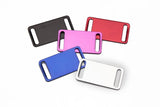 50 pcs/lot Aluminum Pet ID Tag Dog Cat Tag Pendant Necklace