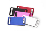 50 pcs/lot Aluminum Pet ID Tag Dog Cat Tag Pendant Necklace