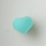 50 pcs Heart Shape Silicone Beads Teething Necklace Baby Teether BPA Safe