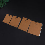 50pc Mixed Brown Jewelry Display Cards Holder for Rings & Keychains