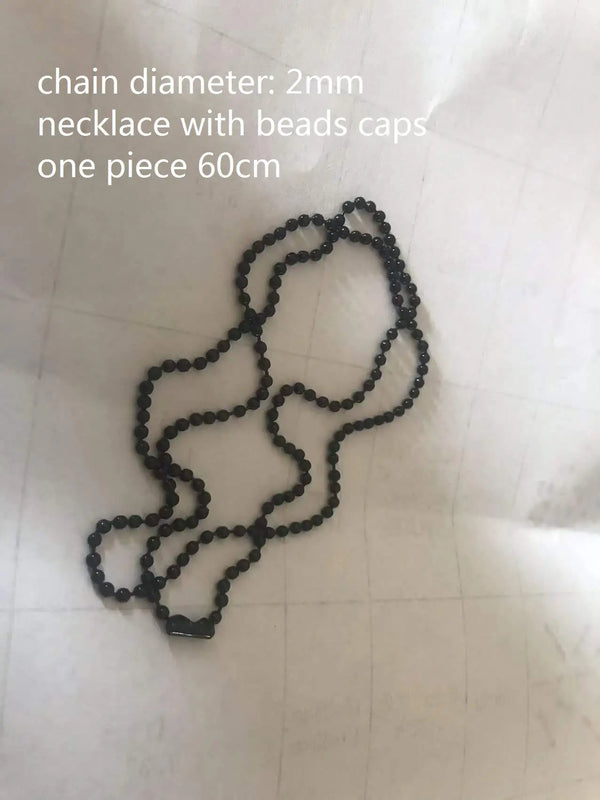 2mm Beads Necklace 60cm Length