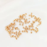 50pcs 14K Gear Butterfly Bead Separation DIY Jewelry Bracelet Material