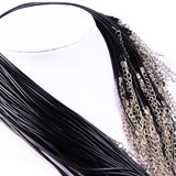 50-Piece Jewelry Leather Rope for Necklace Pendant DIY Bead Woven Accessory