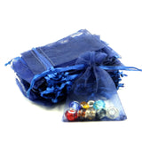 50-100pcs 13x18cm Drawstring Organza Bags Jewelry Packaging Tulle Candy Pouches
