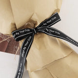 50 Yards English Lettering Flower Ribbon Cake Baking Decoration Ribbon