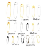 Multicolor Safety Pin Brooches DIY Jewelry Making