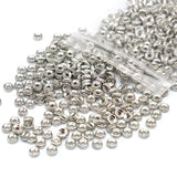 500/1000pcs CCB Spacer Loose Beads Gearwheel Beads Round Shape