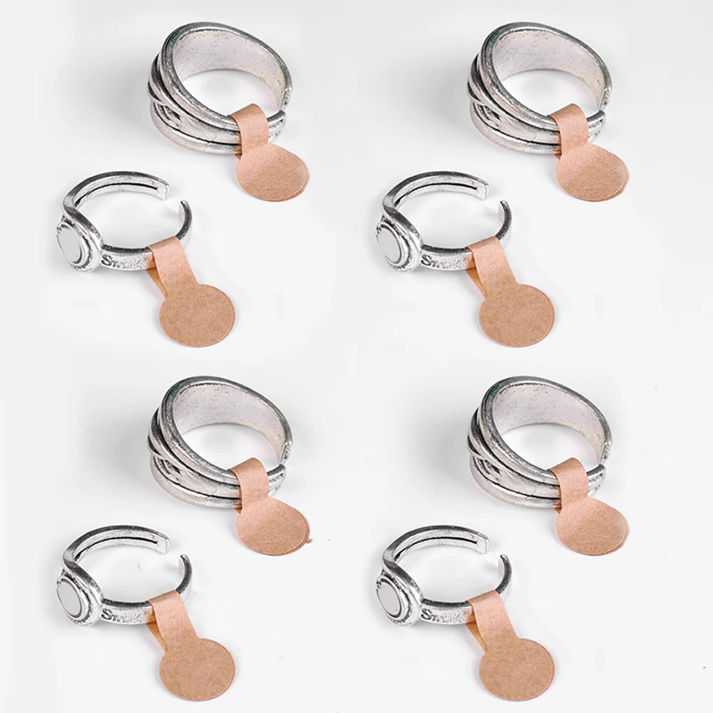 500Pcs Brown Jewelry Tag Stickers DIY Necklace Ring Brace