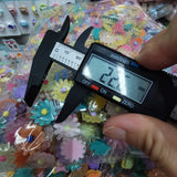 DIY Candy Jelly Flowers Sticker Flat Beads Scrapbook Hairpin Jewelry Making