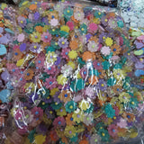 DIY Candy Jelly Flowers Sticker Flat Beads Scrapbook Hairpin Jewelry Making