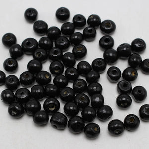 500 8mm Round Wooden Beads
