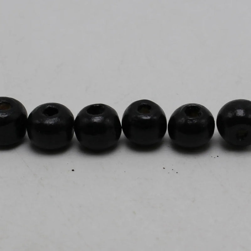 500 8mm Round Wooden Beads