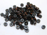 500 Brown 8X3mm Column Wood Beads - Wooden Heishi beads