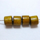 500 Coffee 7X6mm Wood Beads~Wooden Column Heishi