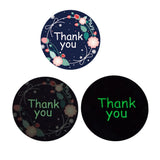 500 Round Purple Luminous Thank You Sticker Seal Labels