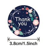 500 Round Purple Luminous Thank You Sticker Seal Labels