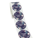 500 Round Purple Luminous Thank You Sticker Seal Labels