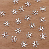 500 PCS 8mm Metal Alloy Flowers Spacer Beads for Jewelry Making