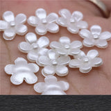 500 PCS Acrylic Flowers Bead Cap Tray DIY Jewelry Findings